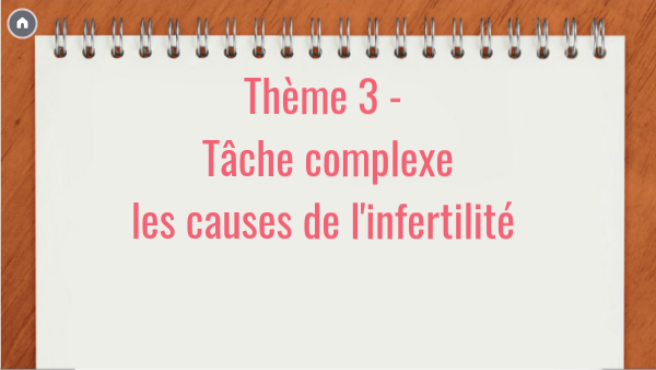 TC les causes de l'infertilité