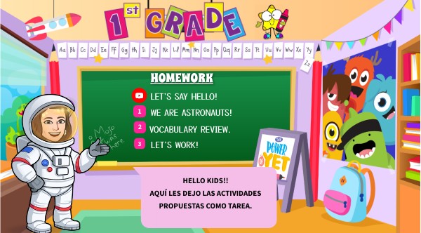 1st grade homework 26-10 | Genially