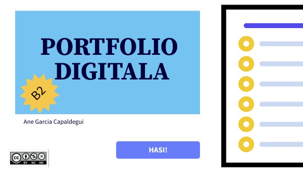 Portfolio digitala B2 | Genially