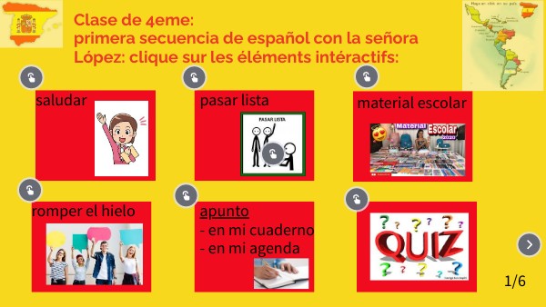 2023/2024 4eme sequence 1 : primeros pasos | Genially