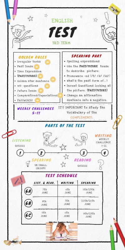 INFO English Test | Genially