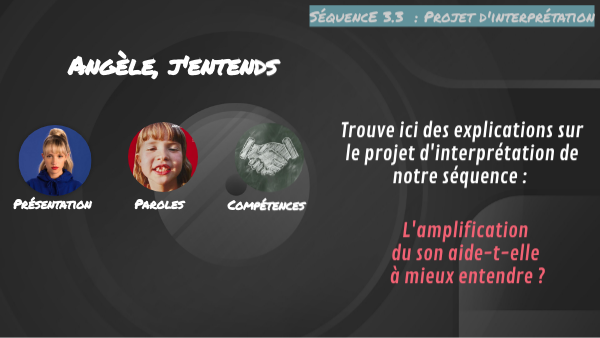 Séquence 3 - Projet d'interprétation | Genially