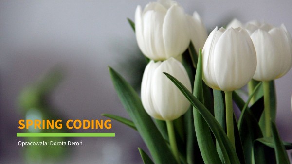SPRING CODING | Genially