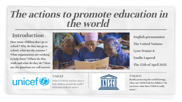 UN Presentation | Genially