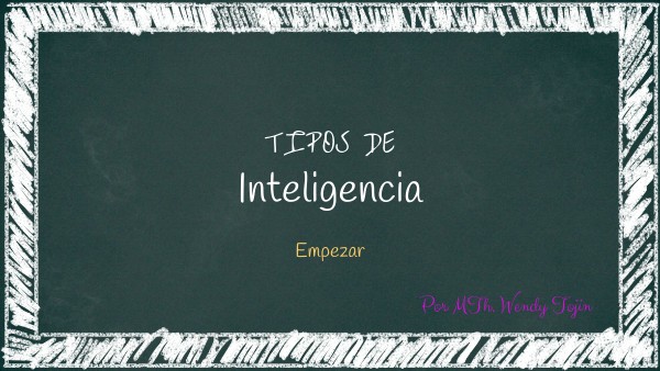 Tipos de inteligencia | Genially