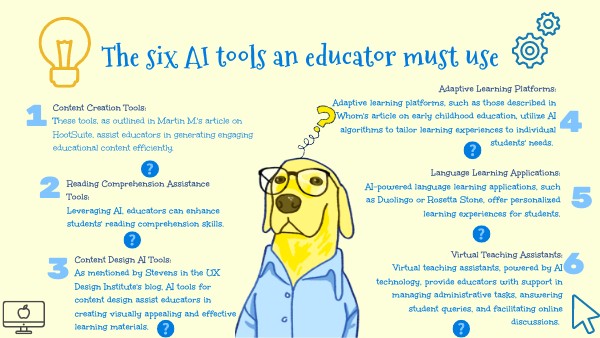 Six AI tools an educator must use | Genially