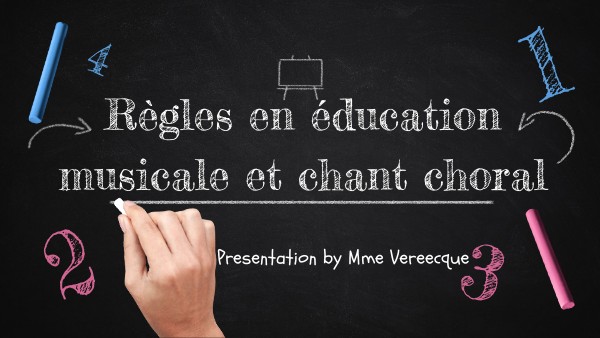 Rentrée en éducation musicale et chant choral