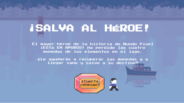 Salva al héroe: dibuja el camino