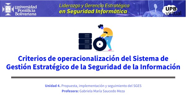 Criterios de operacionalización SGESI | Genially