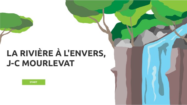 Travail sur la rivière à l'envers