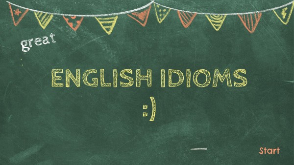 English Idioms Genially