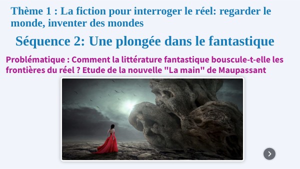Séquence 2 Le fantastique
