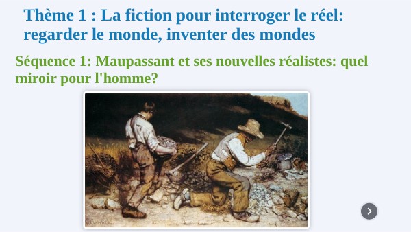 Copie - Séquence 1 Nouvelles réalistes et fantastiques