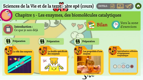 Chapitre 5 - Les enzymes, des biomolécules catalytiques | Genially