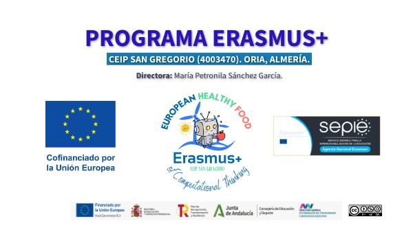 Programa Eramus+ (CEIP San Gregorio, Oria)