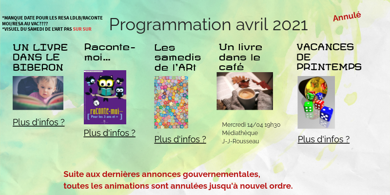programme janvier 2021 | Genially