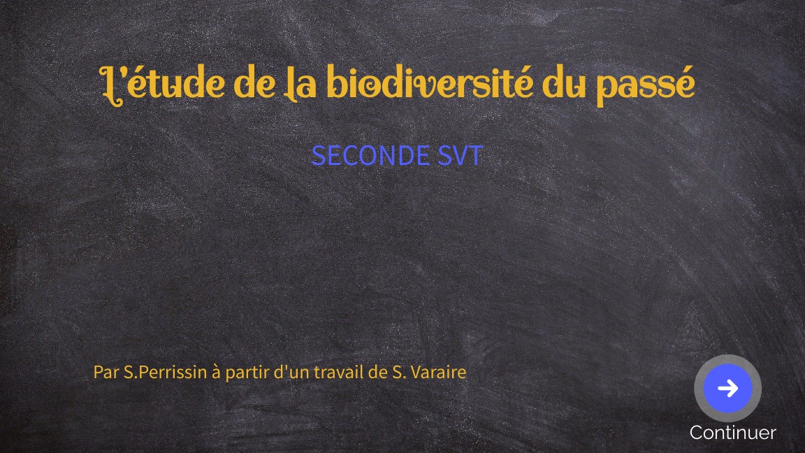 Biodiversité du passé seconde | Genially