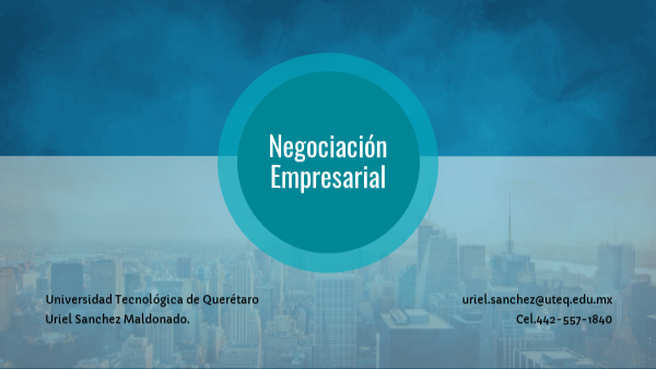 Negociación Empresarial.