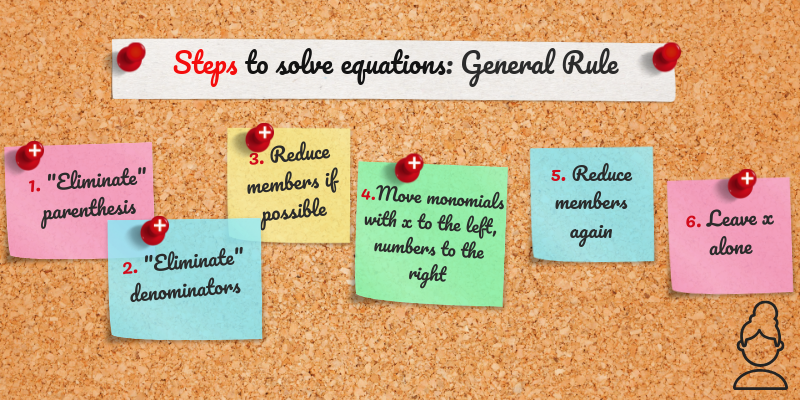 First Degree Equations