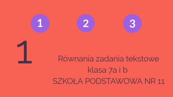 Klasa 7 | Genially