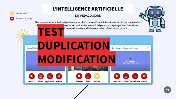 KIT Pédagogique TEST | Genially