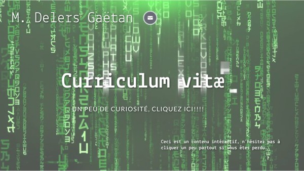 CV Interactif | Genially