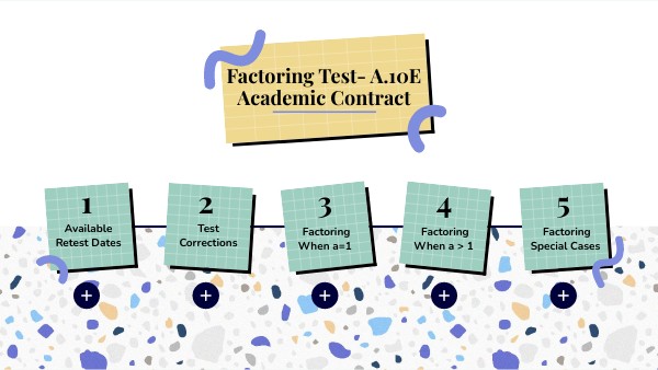 Factoring Test Academic Contract