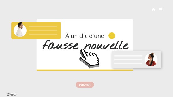 À UN CLIC D'UNE FAUSSE NOUVELLE | version avec défis | Genially