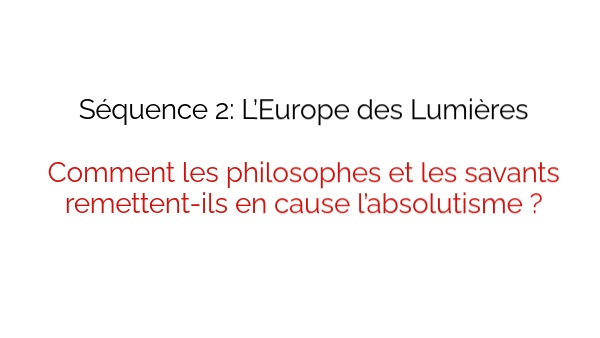 4 H2 L'Europe des Lumières