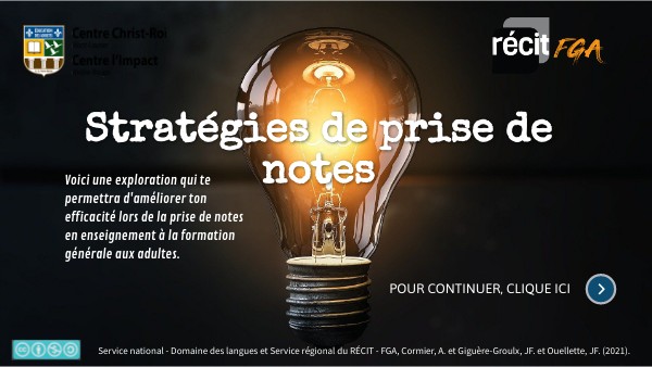version 2024 Stratégies de prises de note | Genially