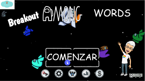 Breakout Among word | Genially