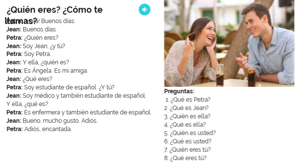 Primera clase de español | Genially