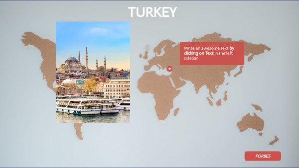 Interactive world map