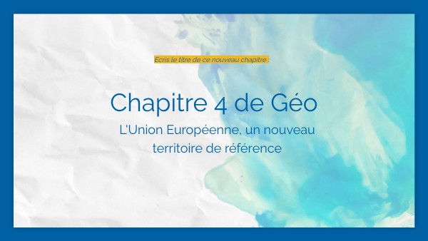 3ème - UE comme territoire de référence | Genially