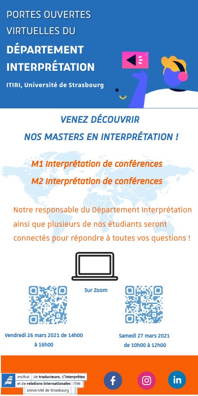 Copie - Affiche portes ouvertes virtuelles DI | Genially