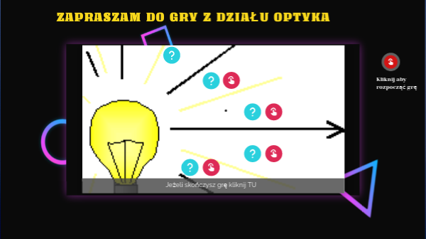 Sprawdzian Z Fizuyki Kl 8 Noiwa Era Optyka Optyka | Genially