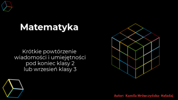 POWTÓRZENIE-MATEMATYKA-KONIEC 2 KLASY