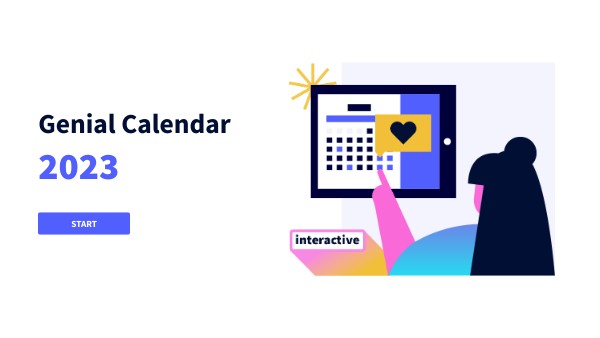GENIAL CALENDAR | Genially