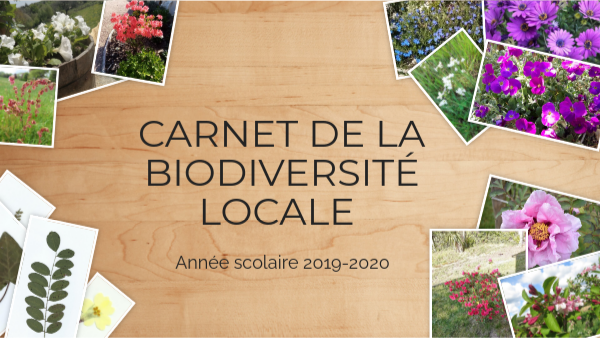 Carnet de la biodiversité locale