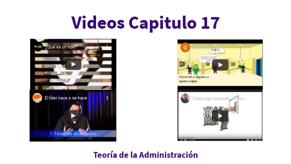 Videos capitulo 17