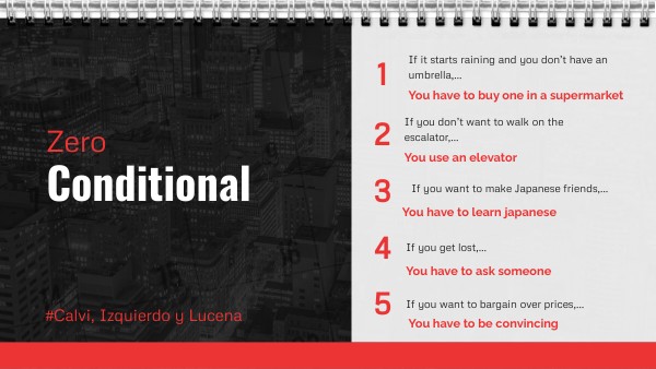 Zero conditional | Genially