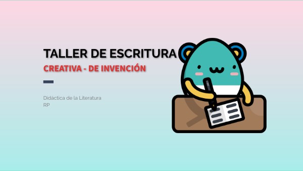 DDL - Taller de escritura | Genially