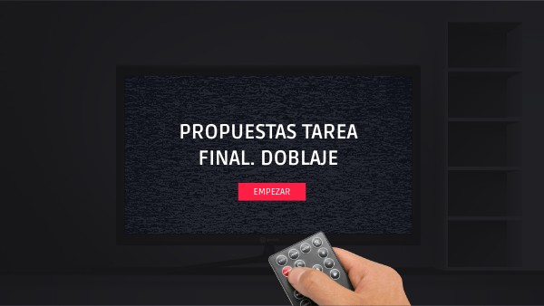 Tarea final doblaje | Genially