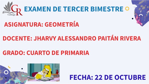 Examen De Tercer Bimestre Primero De Primaria view.genially.com
