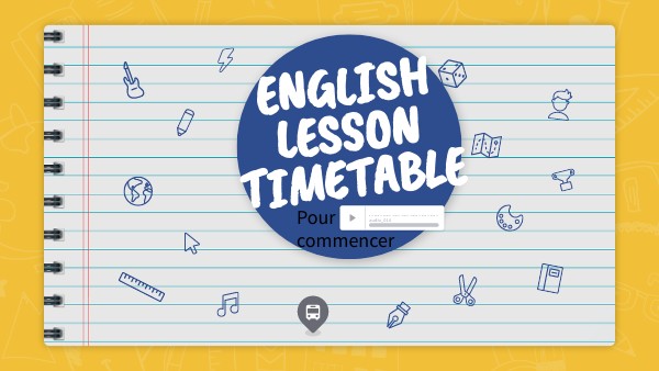 TIMETABLE | Genially
