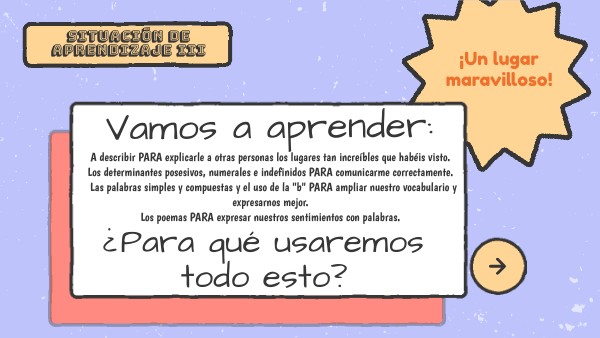 Presentación lengua 3 | Genially