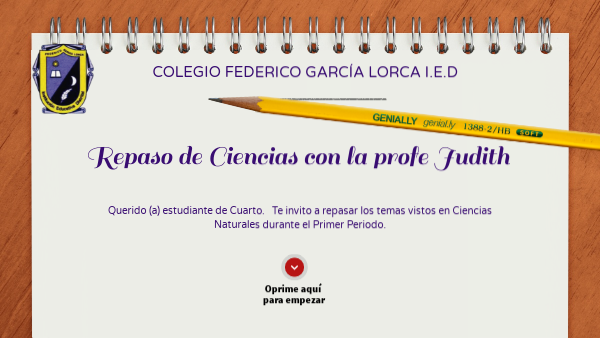 Repaso de Ciencias-Grado Cuarto- I Periodo- | Genially