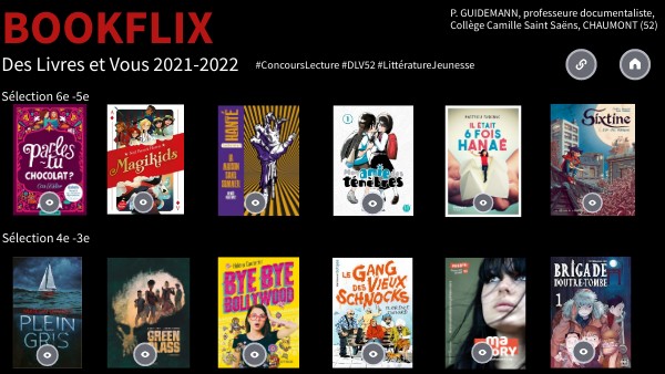 Des Livres et Vous 2021 2022 | Genially