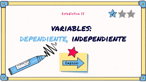 VARIABLES DEPENDIENTES E INDEPENDIENTES
