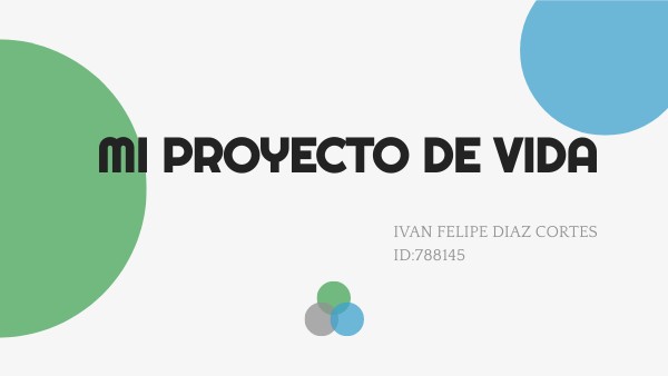 MI PROYECTO DE VIDA | Genially